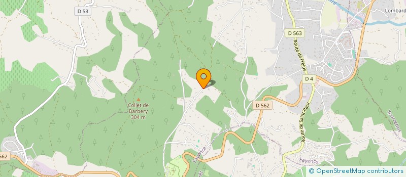 localisation de l'entreprise MONSIEUR GREGOIRE SZILAGGI  FAYENCE