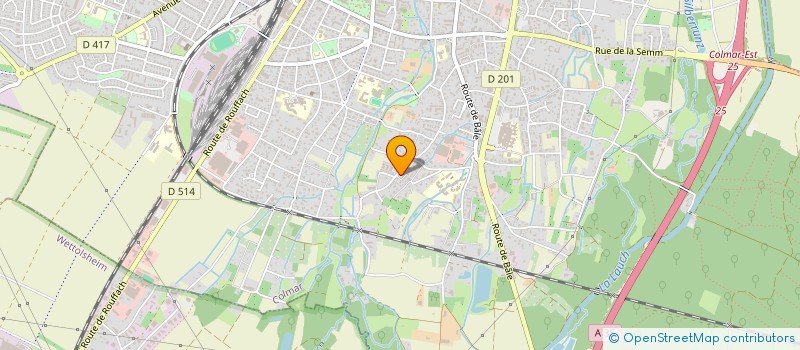 localisation de l'entreprise MONSIEUR GREGOIRE TERRASSON  COLMAR