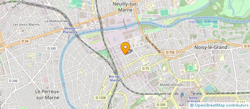 localisation de l'entreprise MONSIEUR GREGOIRE THEULLIER  NOISY-LE-GRAND