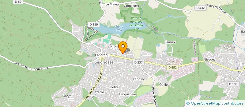 localisation de l'entreprise MONSIEUR GREGOIRE THEVENIN  SEIGNOSSE