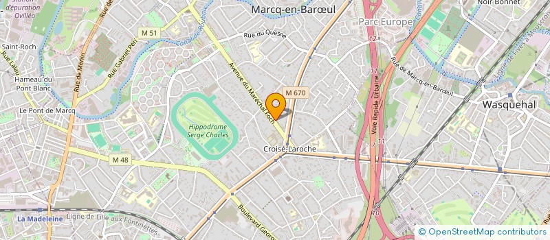 localisation de l'entreprise MONSIEUR GREGOIRE THIRIEZ à MARCQ-EN-BARŒUL