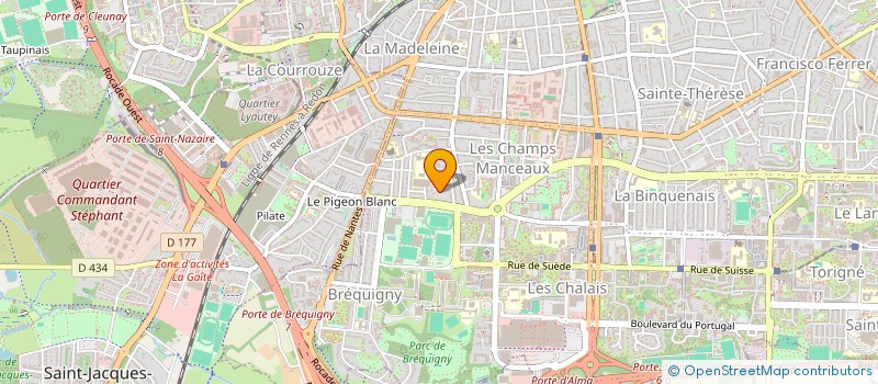 localisation de l'entreprise MONSIEUR GREGOIRE THOMAZEAU  RENNES