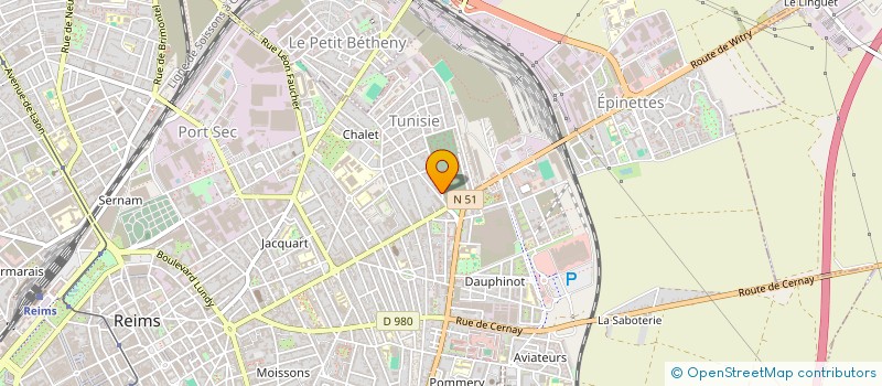 localisation de l'entreprise MONSIEUR GREGOIRE THUNUS  REIMS