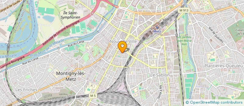 localisation de l'entreprise MONSIEUR GREGOIRE TOUSSAINT  METZ