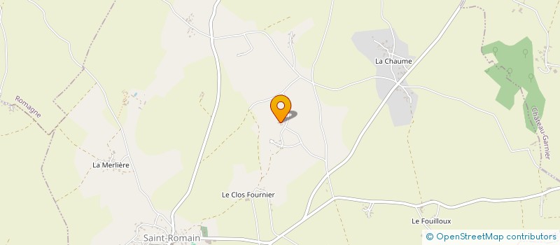 localisation de l'entreprise MONSIEUR GREGOIRE TOUTAIN à SAINT-ROMAIN