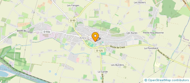 localisation de l'entreprise MONSIEUR GREGOIRE TURPIN à ALLEX