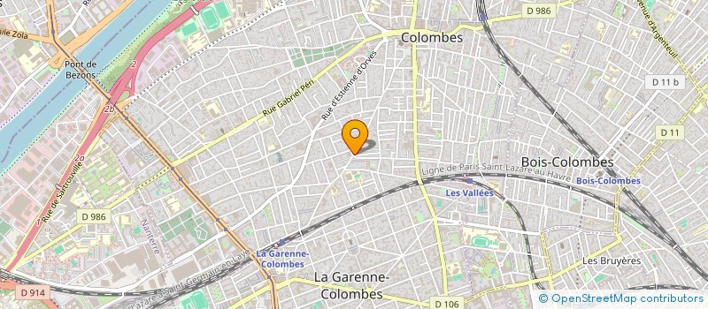 localisation de l'entreprise MONSIEUR GREGOIRE VAMUR à COLOMBES