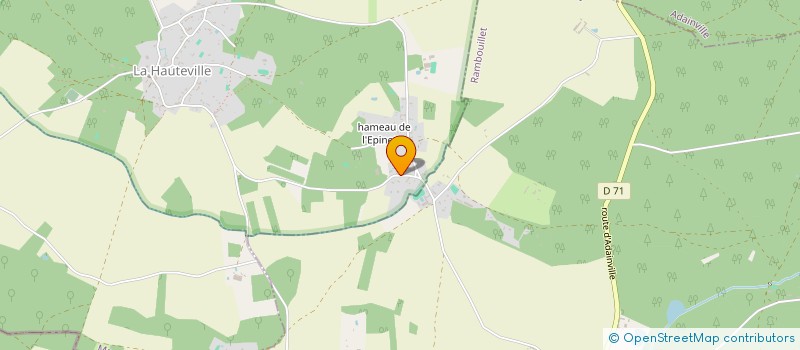 localisation de l'entreprise MONSIEUR GREGOIRE VAN STEENBRUGGHE  LA HAUTEVILLE