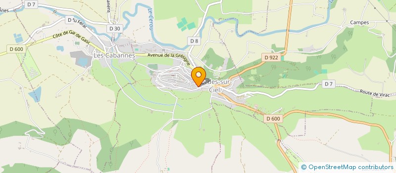 localisation de l'entreprise MONSIEUR GREGOIRE VANNIER  CORDES-SUR-CIEL