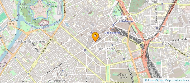 localisation de l'entreprise MONSIEUR GREGOIRE VENDEVILLE  LILLE