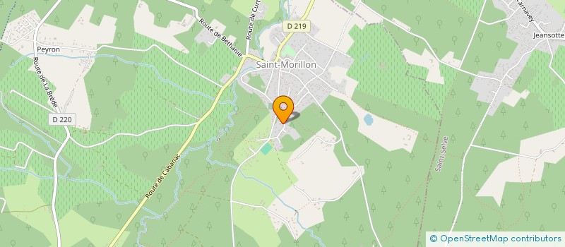 localisation de l'entreprise MONSIEUR GREGOIRE VERDES  SAINT-MORILLON