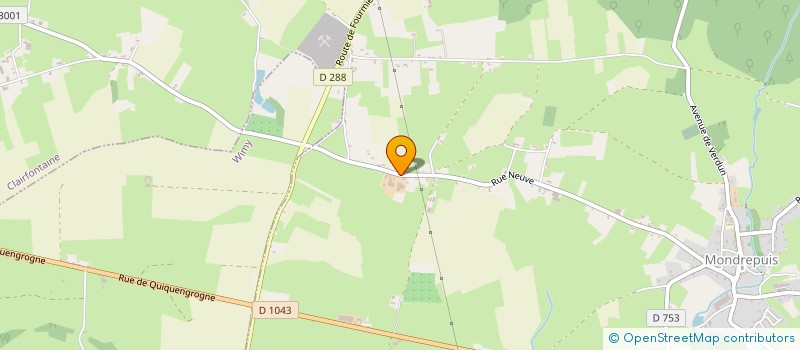 localisation de l'entreprise MONSIEUR GREGOIRE VERRIEST  MONDREPUIS