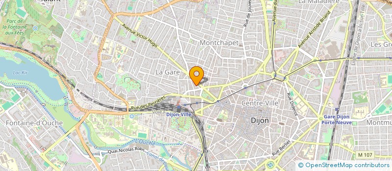 localisation de l'entreprise MONSIEUR GREGOIRE VINCHANT  DIJON