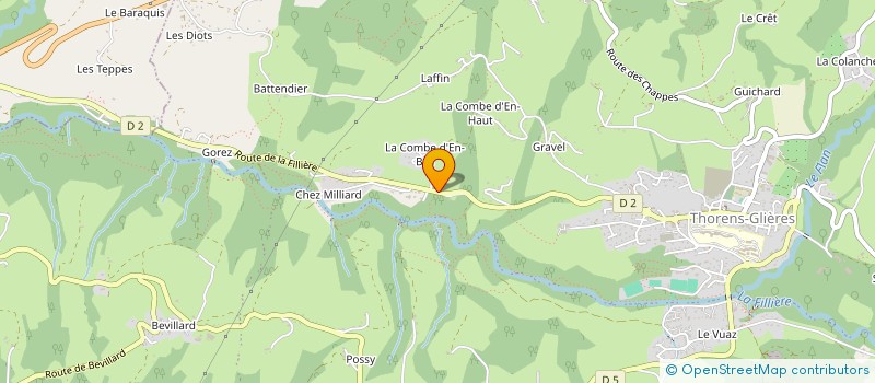 localisation de l'entreprise MONSIEUR GREGOIRE VUAGNOUX  FILLIERE