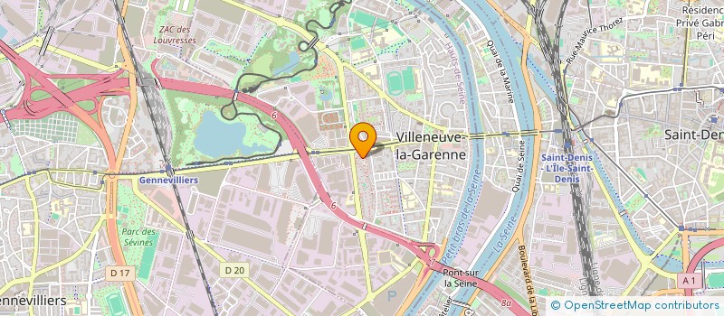 localisation de l'entreprise MONSIEUR GREGOR BLAI  VILLENEUVE-LA-GARENNE