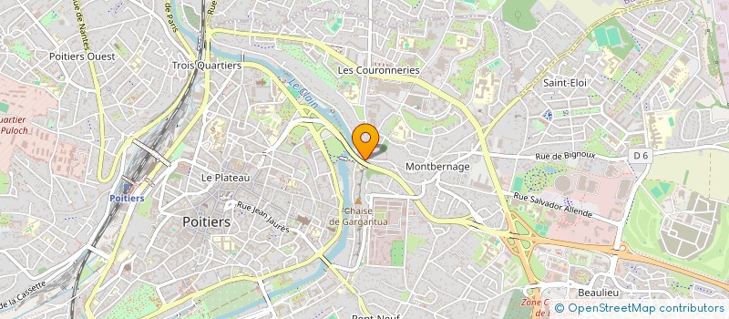 localisation de l'entreprise MONSIEUR GREGOR MARTIN  POITIERS