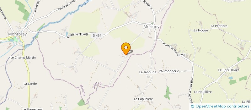 localisation de l'entreprise MONSIEUR GREGOR NICOLLE  MORIGNY