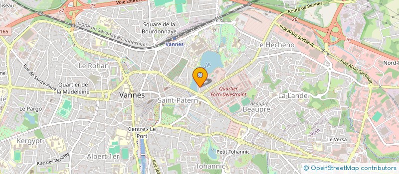 localisation de l'entreprise MONSIEUR GREGORI BIRONNEAU à VANNES