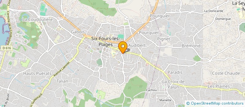 localisation de l'entreprise MONSIEUR GREGORI CHASTAGNIER à SIX-FOURS-LES-PLAGES