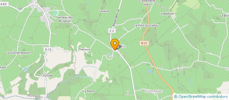 localisation de l'entreprise MONSIEUR GREGORI GOOSSENS  COLOMBIER