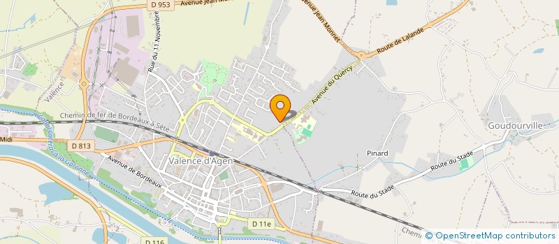 localisation de l'entreprise MONSIEUR GREGORI PANTAROTTO  VALENCE