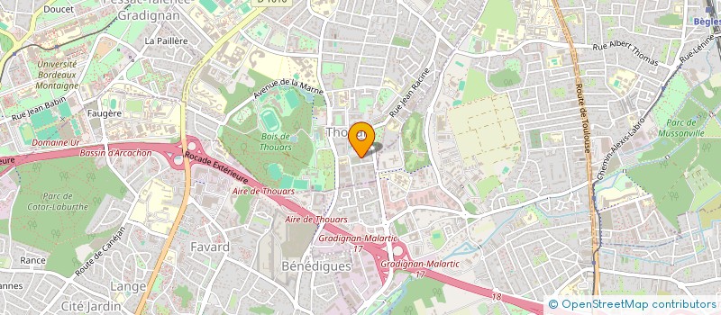 localisation de l'entreprise MONSIEUR GREGORIE BORA  TALENCE