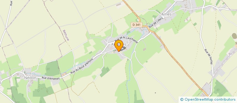 localisation de l'entreprise MONSIEUR GREGORIE COLLET  AMETTES