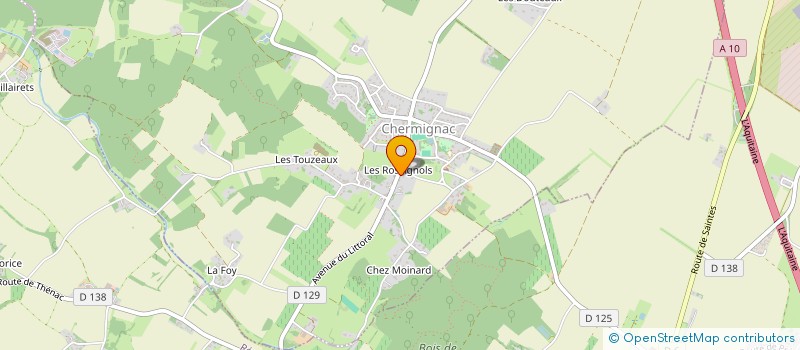 localisation de l'entreprise MONSIEUR GREGORIE CONCEICAO  CHERMIGNAC