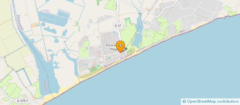 localisation de l'entreprise MONSIEUR GREGORIE LEPAGE à PORTIRAGNES