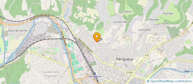 localisation de l'entreprise MONSIEUR GREGORIE QUEYMAN  PERIGUEUX