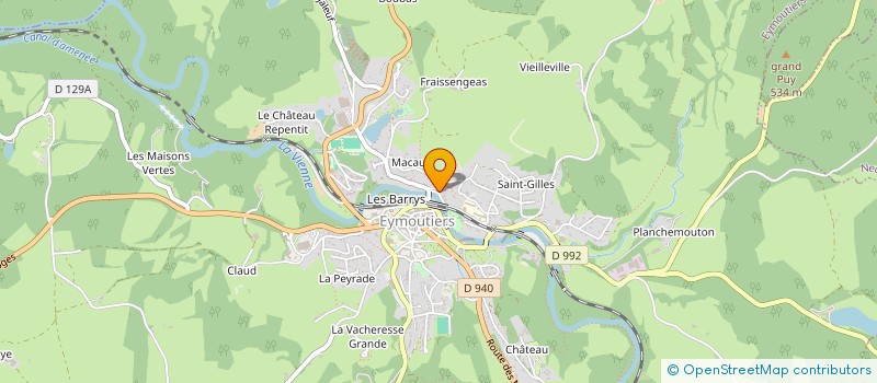 localisation de l'entreprise MONSIEUR GREGORIO ARROYO à EYMOUTIERS