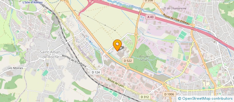 localisation de l'entreprise MONSIEUR GREGORIO BALBO  BOURGOIN-JALLIEU