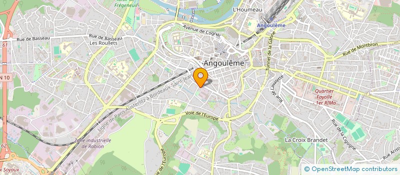 localisation de l'entreprise MONSIEUR GREGORIO PADIGLIONE à ANGOULEME
