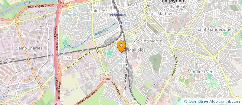 localisation de l'entreprise MONSIEUR GREGORY ABAD  PERPIGNAN