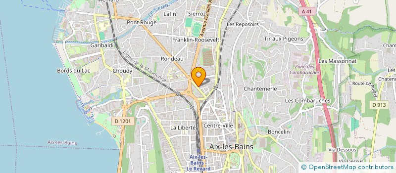 localisation de l'entreprise MONSIEUR GREGORY AILLOUD  AIX-LES-BAINS