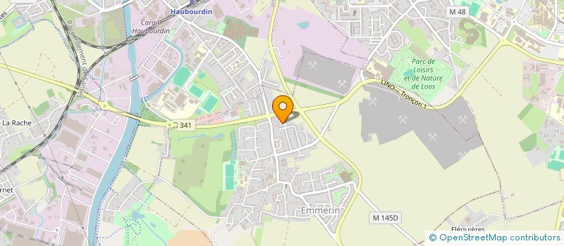 localisation de l'entreprise MONSIEUR GREGORY ALAIN LAHAYE  HALLENNES-LEZ-HAUBOURDIN