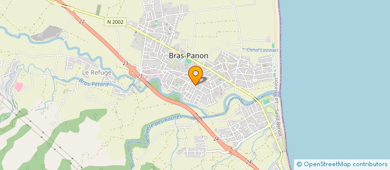 localisation de l'entreprise MONSIEUR GREGORY ALAVIN  BRAS-PANON