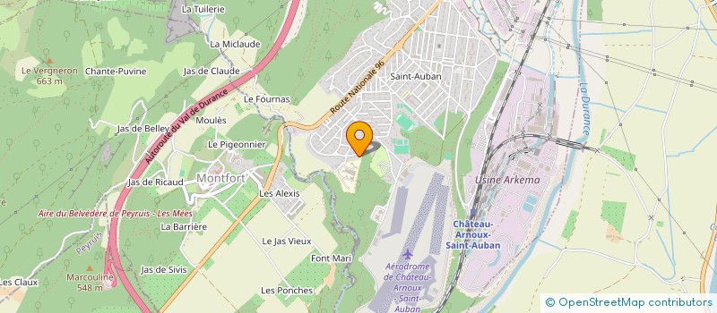 localisation de l'entreprise MONSIEUR GREGORY ALBERT  CHATEAU-ARNOUX-SAINT-AUBAN