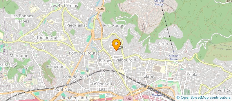 localisation de l'entreprise MONSIEUR GREGORY ALBRECHT  TOULON