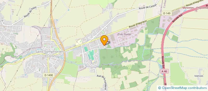 localisation de l'entreprise MONSIEUR GREGORY ALCALA  SAINT-SYMPHORIEN-D'OZON