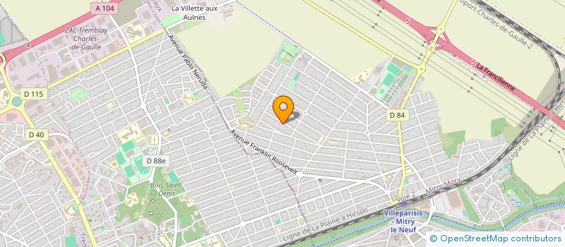 localisation de l'entreprise MONSIEUR GREGORY ALIPS  MITRY-MORY