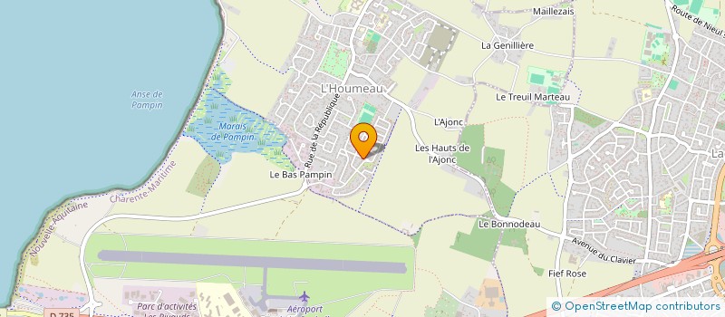 localisation de l'entreprise MONSIEUR GREGORY ALLDRITT  L'HOUMEAU