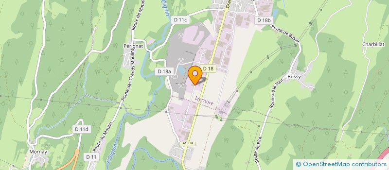 localisation de l'entreprise MONSIEUR GREGORY ALLOMBERT-GOGET  IZERNORE