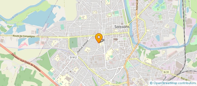 localisation de l'entreprise MONSIEUR GREGORY ALVAREZ  SOISSONS