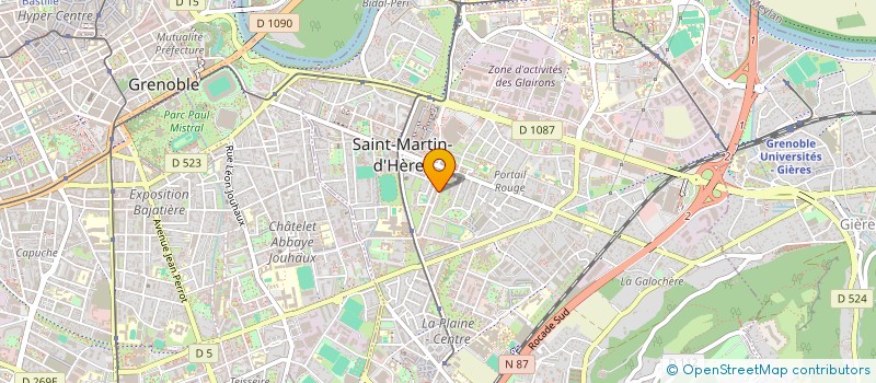 localisation de l'entreprise MONSIEUR GREGORY AMBLARD  SAINT-MARTIN-D'HERES