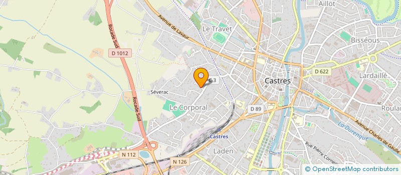 localisation de l'entreprise MONSIEUR GREGORY ANDRES  CASTRES