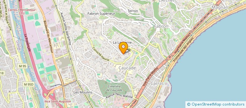 localisation de l'entreprise MONSIEUR GREGORY ANDREWS à NICE