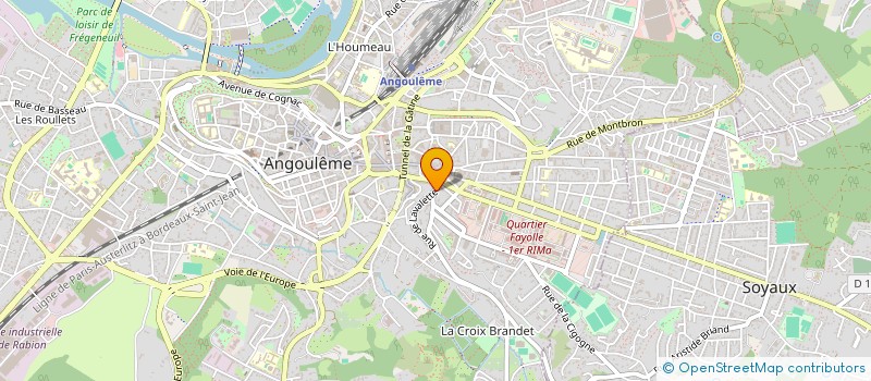 localisation de l'entreprise MONSIEUR GREGORY ANTOINE à ANGOULEME