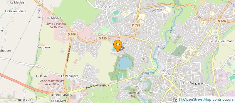 localisation de l'entreprise MONSIEUR GREGORY ARCADE  LECOUSSE