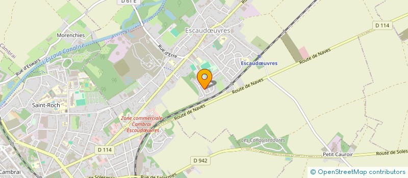 localisation de l'entreprise MONSIEUR GREGORY ARDUIN  ESCAUDUVRES